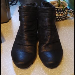 Black ankle boots